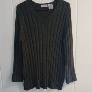 Women's Ribbed Knit Sweater
